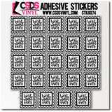 Vinyl Sticker Sheet - STK0074