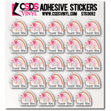 Vinyl Sticker Sheet - STK0092