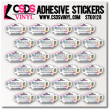 Vinyl Sticker Sheet - STK0128
