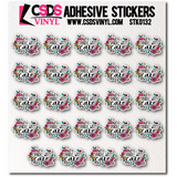 Vinyl Sticker Sheet - STK0132