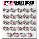 Vinyl Sticker Sheet - STK0134