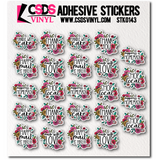 Vinyl Sticker Sheet - STK0143