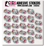 Vinyl Sticker Sheet - STK0144