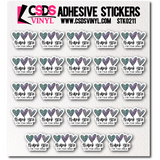 Vinyl Sticker Sheet - STK0211