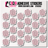 Vinyl Sticker Sheet - STK0262