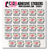Vinyl Sticker Sheet - STK0311