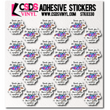 Vinyl Sticker Sheet - STK0330