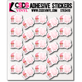 Vinyl Sticker Sheet - STK0410