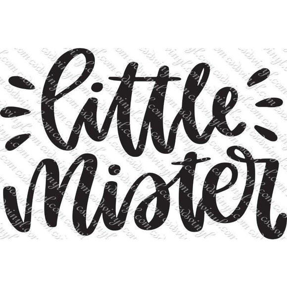 SVG0027 - Little Mister - SVG Cut File
