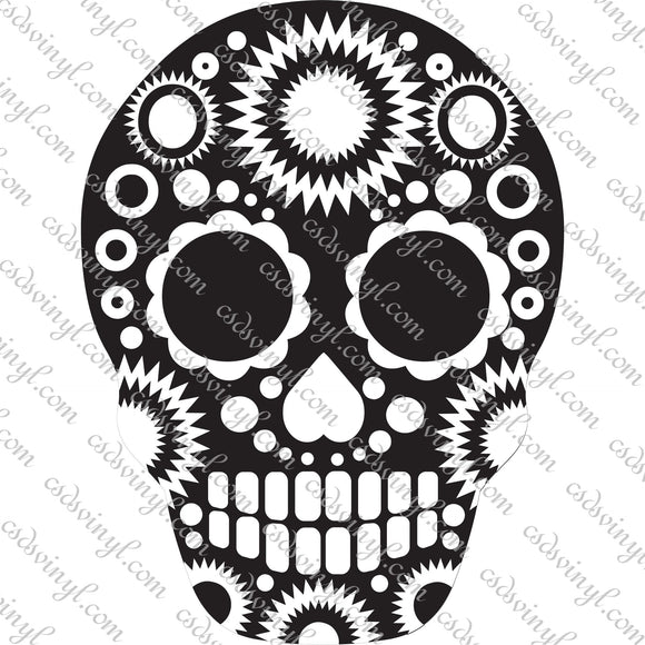SVG0062 - Sugar Skull - SVG Cut File