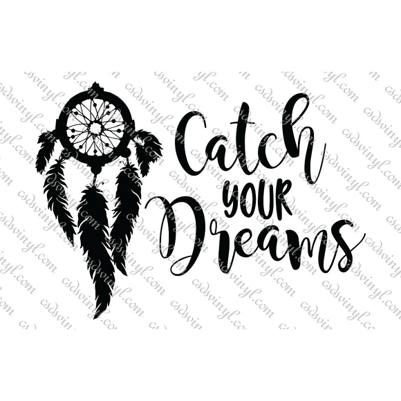 SVG0068 - Catch Your Dreams - SVG Cut File