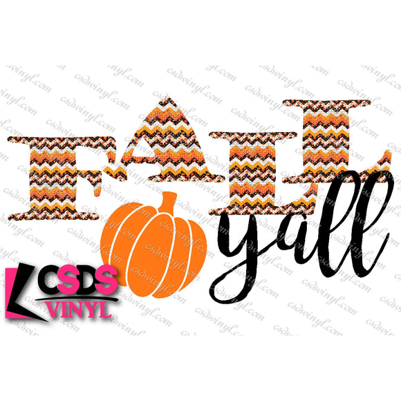 SVG0071 - Fall Y'all - SVG Cut File