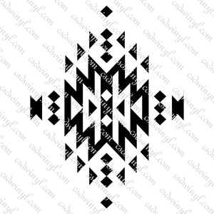 SVG0114 - Aztec Geometrical Design - SVG Cut File