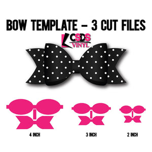 SVG0119 - Bow Template - SVG Cut File