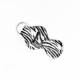 Chapstick Holders - Black and White Zebra