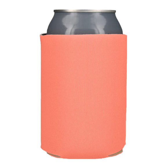 Blank Collapsible Beverage Coolers- Coral