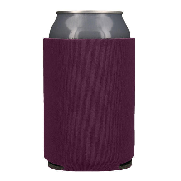 Blank Collapsible Beverage Coolers- Eggplant