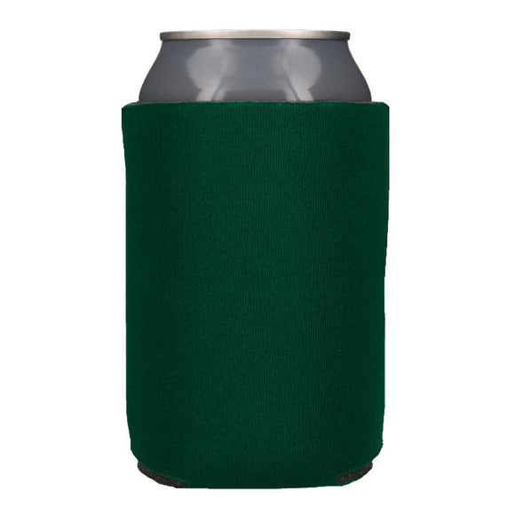 Blank Collapsible Beverage Coolers- Forest Green