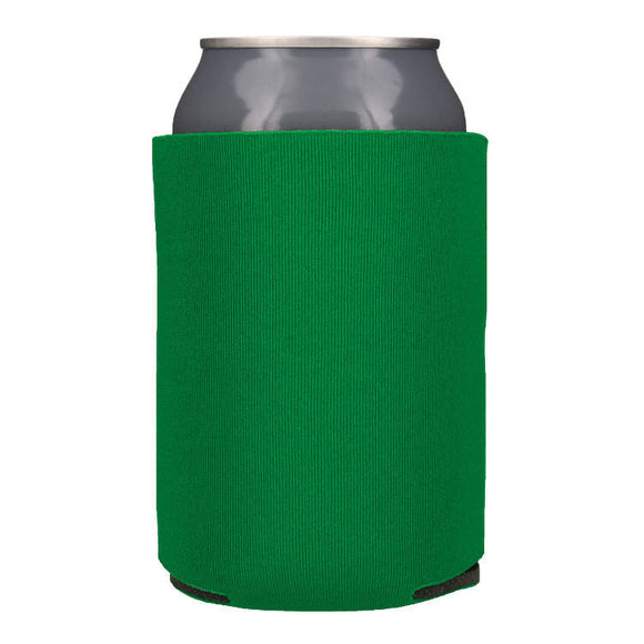 Blank Collapsible Beverage Coolers- Kelly Green