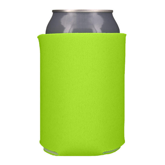 Blank Collapsible Beverage Coolers- Lime Green