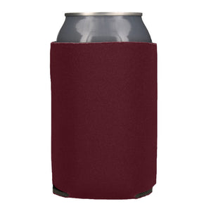 Blank Collapsible Beverage Coolers- Maroon