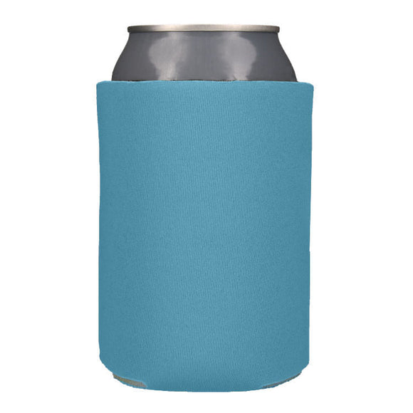 Blank Collapsible Beverage Coolers- Neon Blue