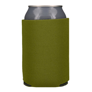 Blank Collapsible Beverage Coolers- Olive