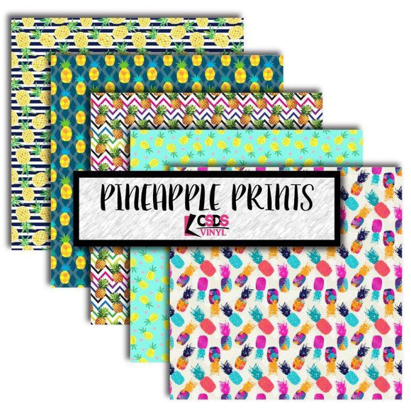 Ready to Ship Printed Vinyl - Printed Multipack MPK026 - Pineapple
