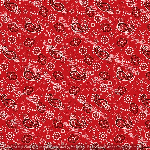 Red Bandana Vinyl Patterned Heat Transfer Vinyl Iron on Vinyl Sheets  Adhesive Vinyl Sheets 