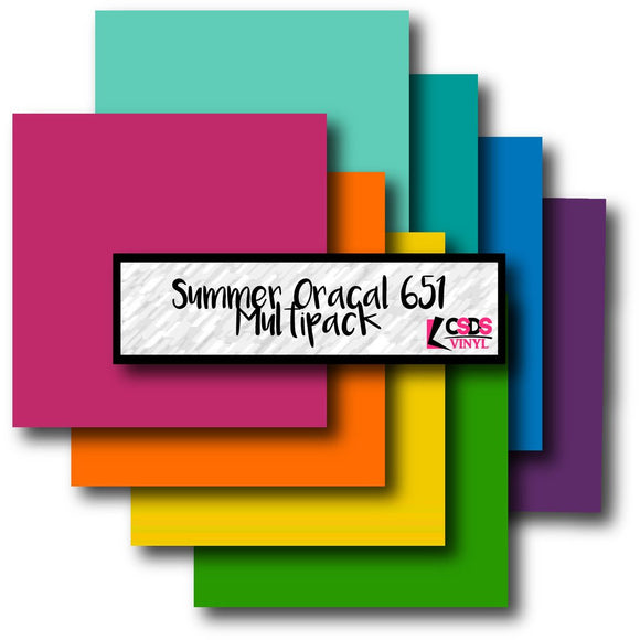 Oracal 651 All Colors Permanent Adhesive Vinyl Multipack