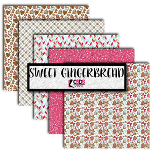 Ready to Ship Printed Vinyl - Printed Multipack MPK054 - Sweet Gingerbread