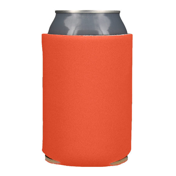 Blank Collapsible Beverage Coolers- Tangerine