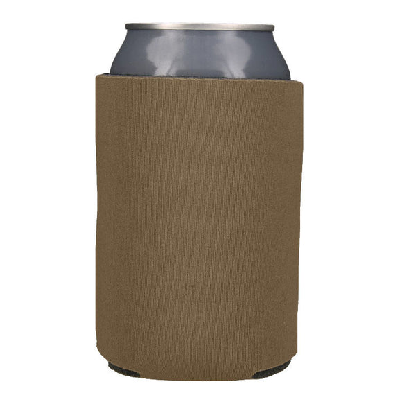 Blank Collapsible Beverage Coolers- Taupe