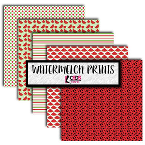 Ready to Ship Printed Vinyl - Printed Multipack MPK033 - Watermelons