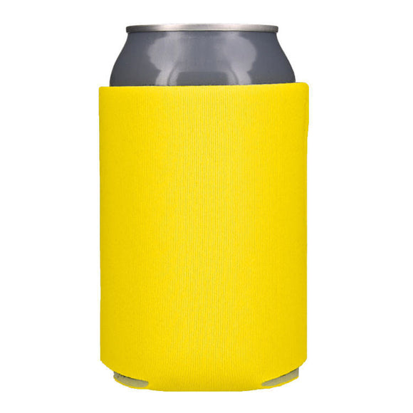 Blank Collapsible Beverage Coolers- Yellow