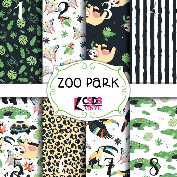 Custom Printed Vinyl Collection - Zoo Park